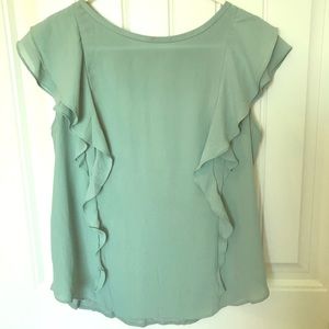 EUC Loft Mint Blouse Size Medium Petite